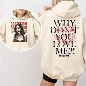 Obsession Movie Hoodie Why Don't You Love Me Horror Thriller Shirt One Wish Willow Fan Hoodie Scary Movie Pullover Hoodie, Film Unisex Hoodie, Gift for Her, Womenswear