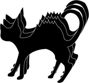 SHAPES ETC. Large Single Color Cut-Out Cat 5.5" x 5.5" 31 Sheets Vivid Acid-Free Construction Paper for Classroom Activities