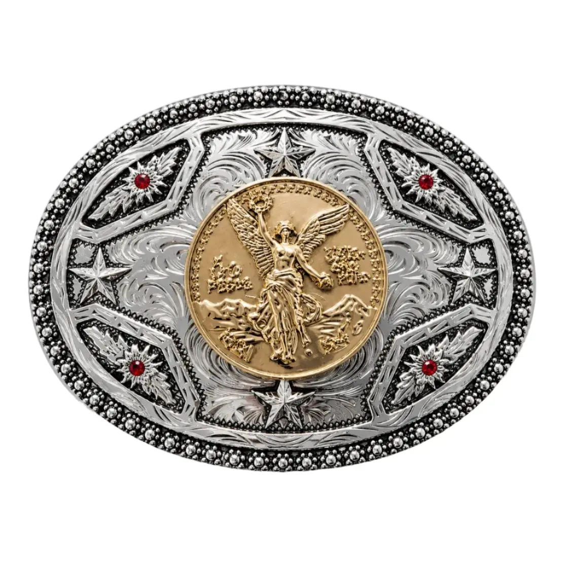 Mexican Libertad Coin Western Belt Buckle