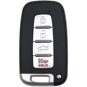 Replacement Key Fob Cover Shell fits for Hyundai Sonata Elantra Genesis Sedan Veloster Key Fob Shell for Kia Optima Remote Control Key Fob