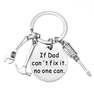 Father's Day Gift Titanium Steel Keychain DAD Christmas Gift Tool Thanksgiving Personalized Gift