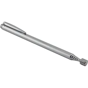 Slim 25" Durable Telescoping Magnetic Grabber/Retrieving Magnet with Pocket Clip