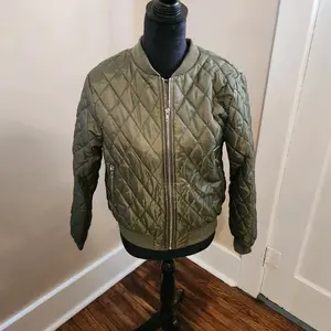 hunter Green bomber jacket