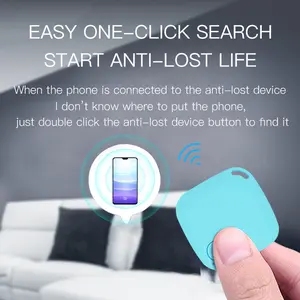 Diamond-Shaped Bluetooth Anti-Lost Device Smart Anti-Lost Alarm with Two-Way Location Tracking Pet & Key Finder 5.0
