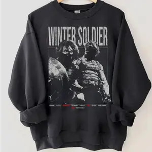 Vintage Bucky Banes Graphic Shirt, Sebastian Stan Winter Solider Movie 2025 Sweatshirt, Cotton Comfort Cloud Tee Hoodie, Gifts for fan