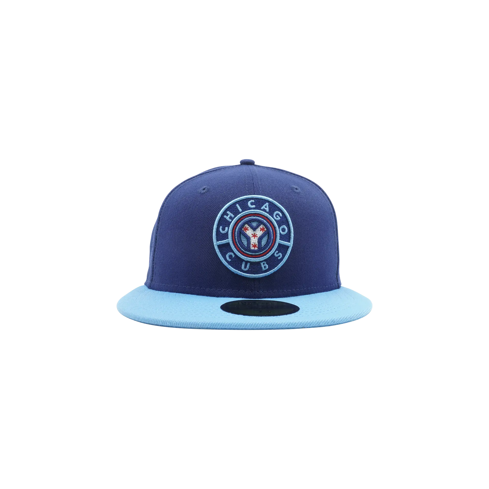 59FIFTY Chicago Cubs 'City Connect' Fitted Hat "Indigo / Sky Blue - Brim" NE1061