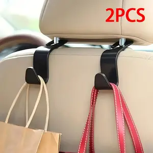 Car Seat Headrest Strap, Height Adjustable, Storage Rack for Front and Rear Seats, Organize Bags, Backpacks, Groceries, Easy Install