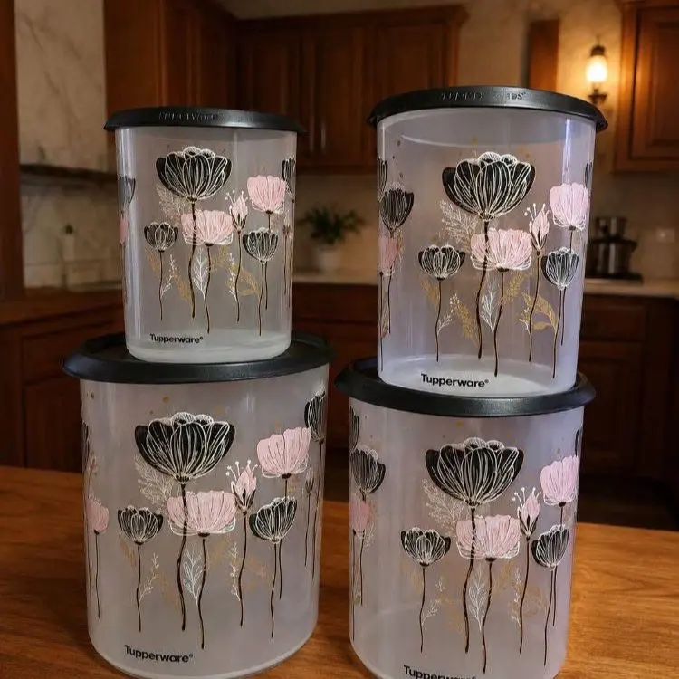 Set of Tupperware containers