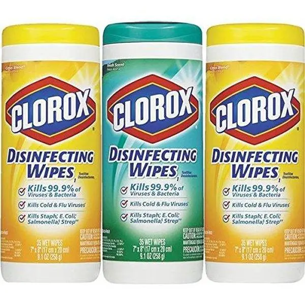 Clorox Disinfecting Wipes (105 Count Value Pack), Cleaning Wipes without Bleach - 3 Pack - 35 Count Each CLO 30112