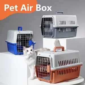 Upgraded Portable Pet Air Crate For Cats And Dogs Made Of PP Material Suitable For Small Pets Under 13.23 Pounds Available In Three Colors  Carrier Enclosure Dog Car Seat