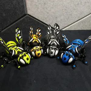 Articulated Cyber Bee Figurine