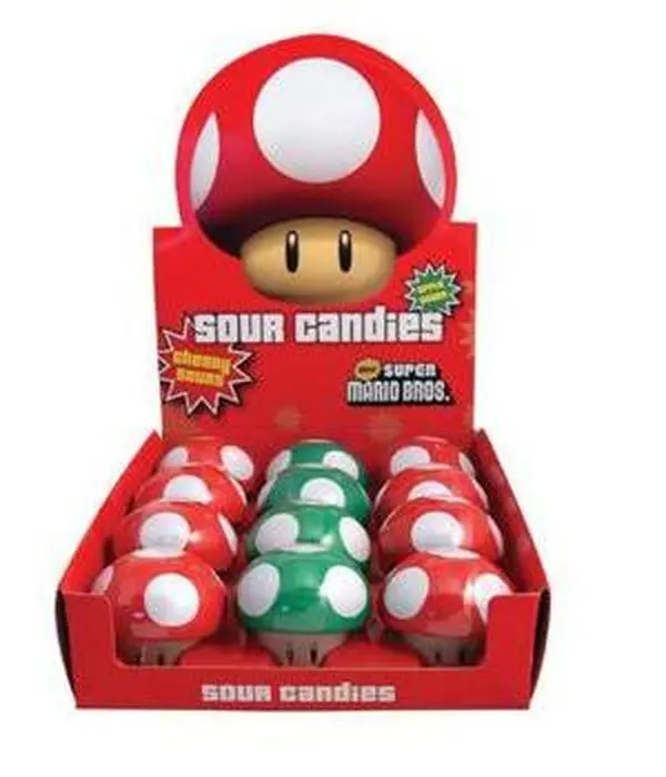 Boston America Super Mario Mushroom Candies 12 ct