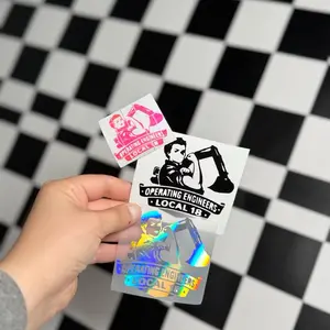 Operating Engineer Vinyl Decal - Personalized Name Sticker in Your Chosen Color - Ideal for Customizing Surfaces - Enhance Your Space with a Unique Touch