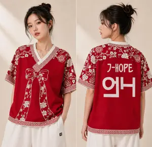 Custom Kpop Music Word Tour Jersey, Personalized World Tour Hanbok Style Mesh Jersey, Kpop Merch for Fan, 2026 Concert Outfit