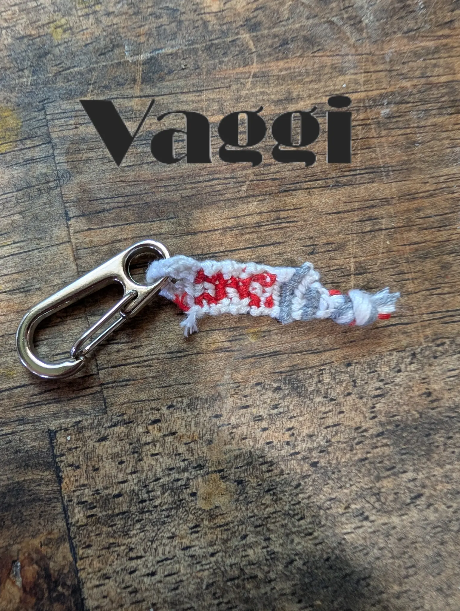 Hazbin Hotel Inspired Handmade Cotton Cord Keychain