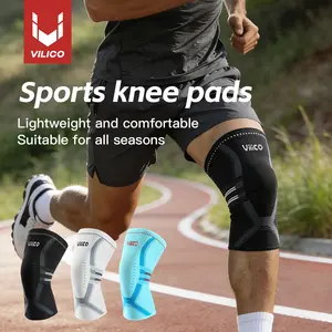 Unisex Sports Knee Support, Knee Compression Sleeve, Knee Stabilizer Protective Sleeve, High Elastic Fabric Breathable Comfort, Outdoor Cycling Running Jump Rope Fitness, All-Season Gift Choice