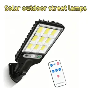 Solar outdoor street lamps, motion sensors, waterproof, 3 lighting modes, parking lot lighting from dusk to dawn,  courtyard garden paths, sidewalks