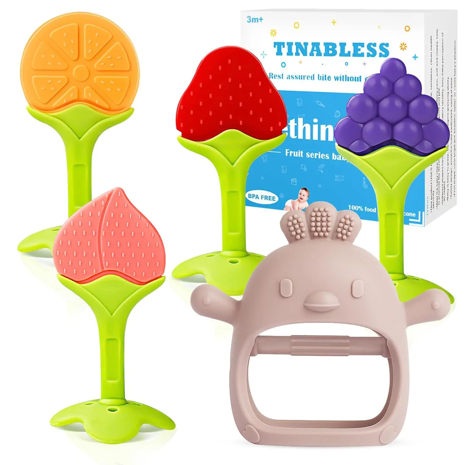 Multicolor Fruit&Chick-Pink