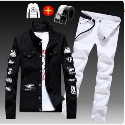 8892black/white pants