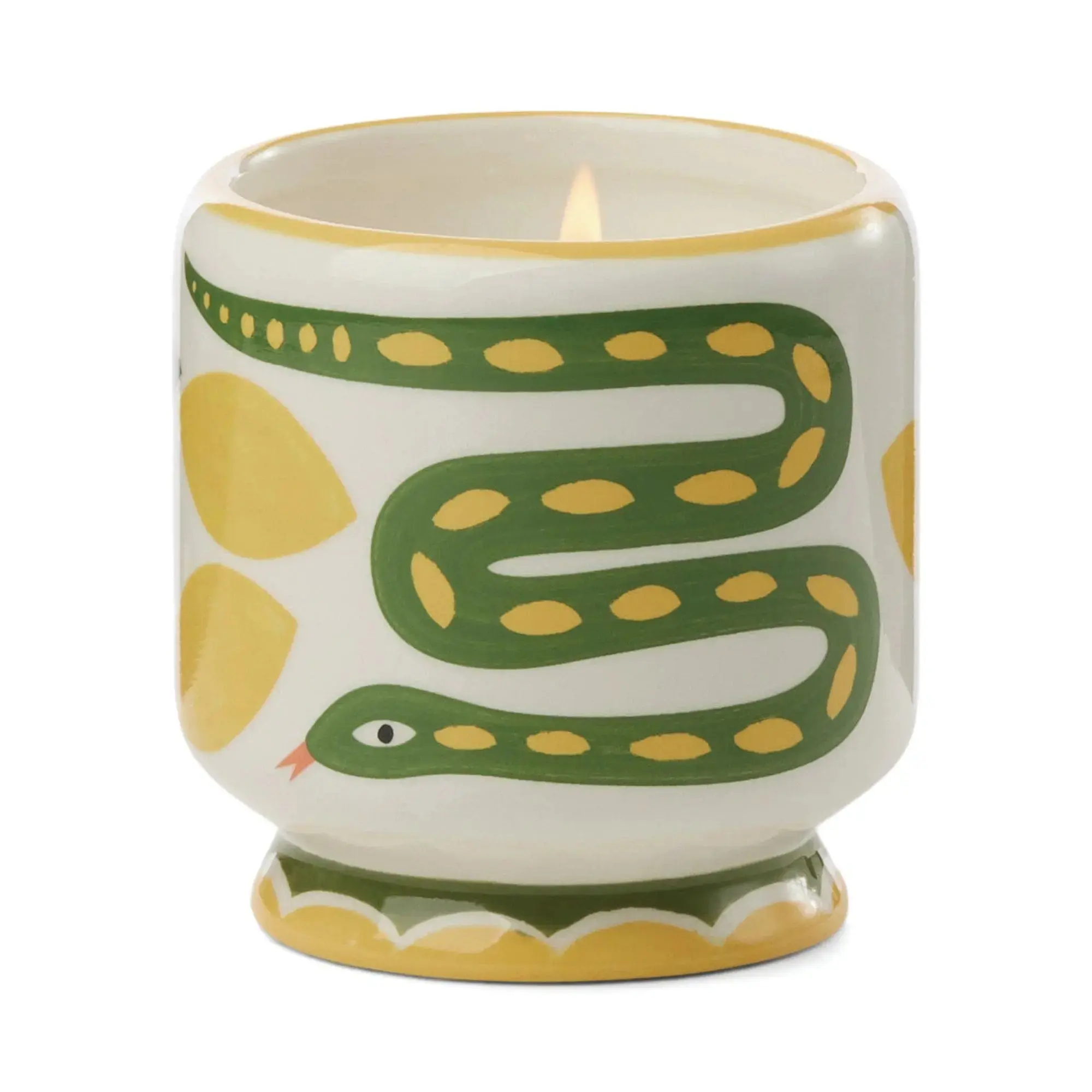A Dopo Wild Lemongrass Scented Candle - 8 oz Kitchen & Room Decor Item with Citrus Fragrance, Perfume & Aroma