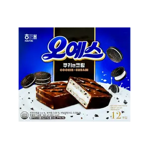 HAITAI Korean Oreo Cream Filled Cookies 360g - Delicious Snack Treat