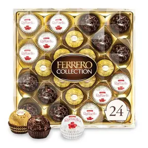 Ferrero Collection, Premium Assorted, Hazelnut, Dark Chocolate and Coconut, 24 Count Treats, 6.1 oz