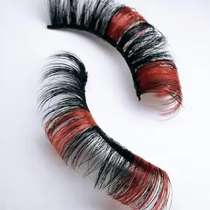 Lady In Red Lashes - Russian Style Dramatic Synthetic Strip Eyelashes