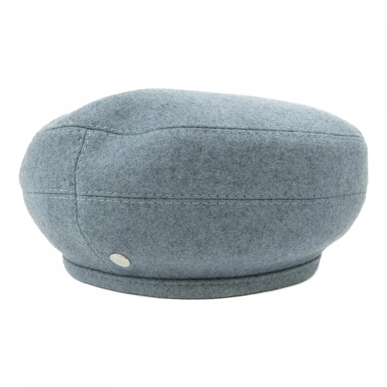 Pre-owned HERMÈS Others Small Leather Goods Hermes Cuir de Selle Parisienne Patchwork Cashmere Cap