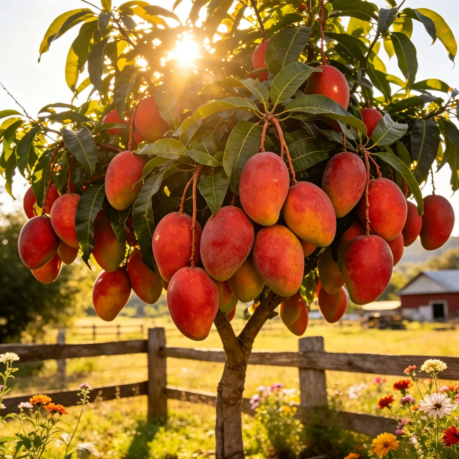 Live Dwarf Mango Tree Sapling Easy To Grow Potted Tropical Fruit Bearing Plant Yard Landscape Decor