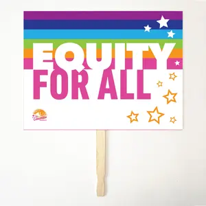 EQUITY FOR ALL 24" x 18" Protest Sign Poster