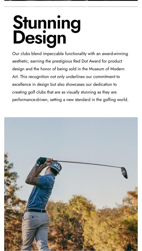 Perform Club Golf Set - No Bag - By Stix Golf