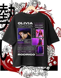 Vintage Olivia Tour 2024 Shirt Unisex Comfort vintage T-shirt