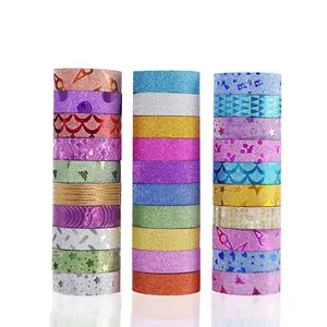 30 Rolls Washi Masking Tape Set,Decorative Craft Tape Collection for DIY and Gift Wrapping with Colorful Designs and Patterns AGU