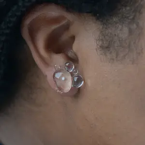 Better Beings Water Droplet Resin Earrings