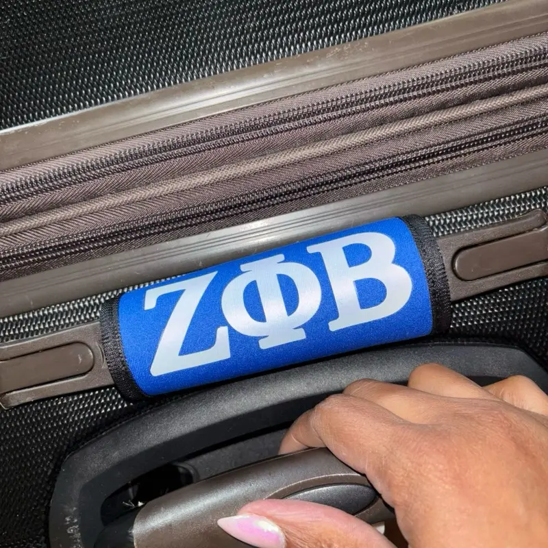 Zeta Phi Beta comfortable neoprene luggage handle wrap
