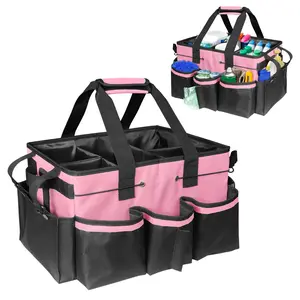 Large Capacity Cleaning Kit Portable Crossbody Tool Storage Organizer Bag
