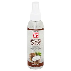 Fantasia IC Coconut Oil Mist 6 oz – Silicone-Free Hair Hydration, Anti-Frizz, Shine & Smooth Finish
