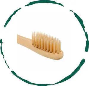 BeNat Bamboo Toothbrush Soft Eco-Friendly with Nylon Fiber Eco-Friendly Wood Toothbrush for Daily Hygiene Natural Way to Clean Teeth