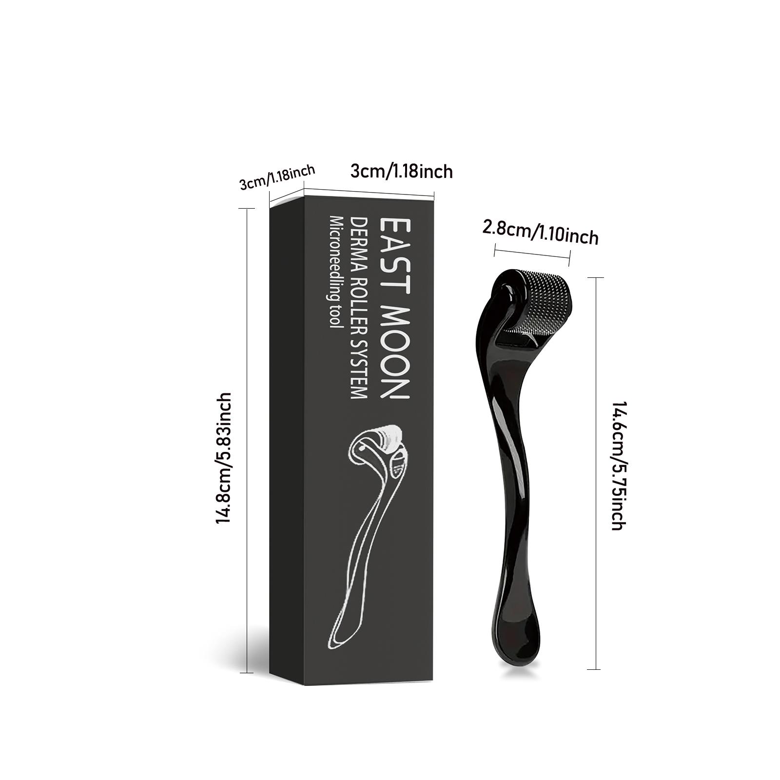 Derma Roller for Beard and Face Skin, Microneedle Roller for Women & Men – Safe, Easy to Use, 0.25mm