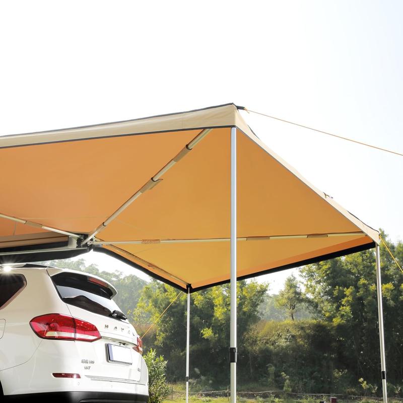TikTokShopBlackFriday  VEVOR 270 Degree Vehicle Overland Awning, Free Standing, Driver Side Waterproof Car Shelter, UV50+ Vehicle Awning for SUV Truck Van -Ultimate Sun Protection 270LTE