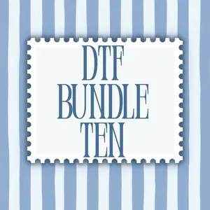 LIVE exclusive | DTF Transfer |10 piece set
