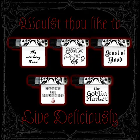 LIVE DELICIOUSLY Perfume Oil Sample Pack Scented Oil Perfume