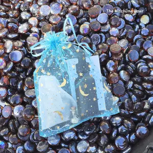 Herbal Bath Teabag, Oil, Crystals, and Charm - Anti Anxiety Gift Bag for Unisex