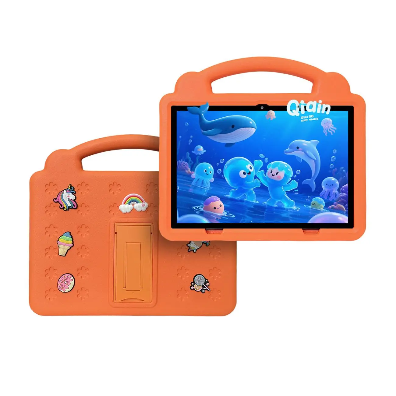 10.1 Inch Android Tablet, Parental Control Tablet, Educational Tablet with Shockproof Case, Tablet for Learning, Game, Dual Camera