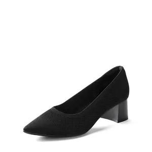 Sustainable Knit Block Heels