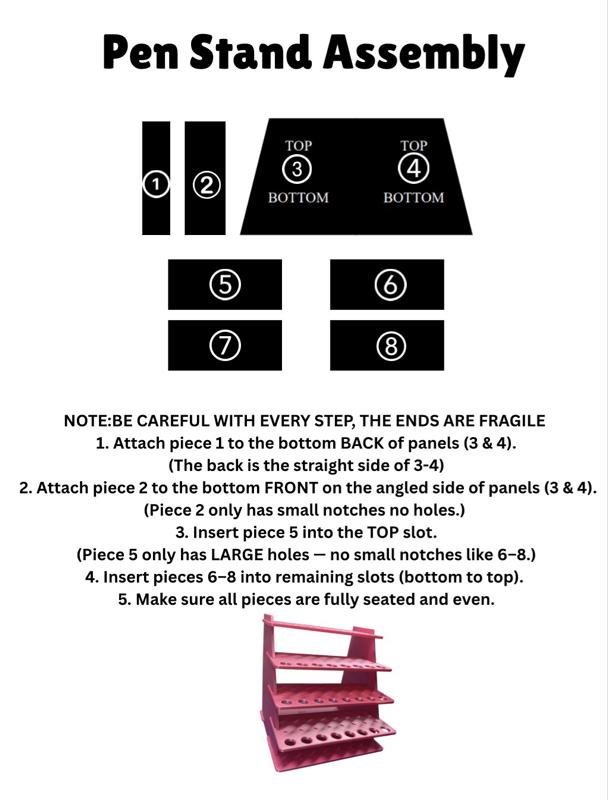 Rhinestone Pen Holder 32 pen holes 18mm