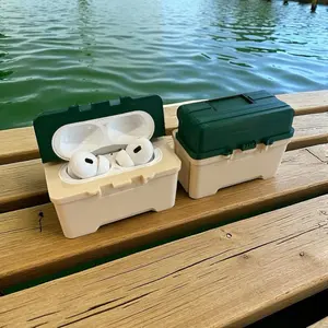 Fishing Tackle Box AirPods Pro Case - Outdoor Angler Edition - Secure Latch Design - Fishing Lover - Fly Fishing - Angler Gift