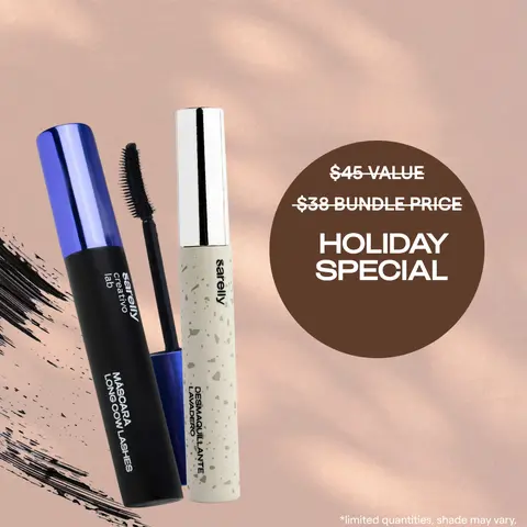 Combo Long "Cow Lashes", Waterproof, Long-lasting Lengthening lift Mascara + Oil-based Lavadero Waterproof Mascara Remover by Anna Sarelly