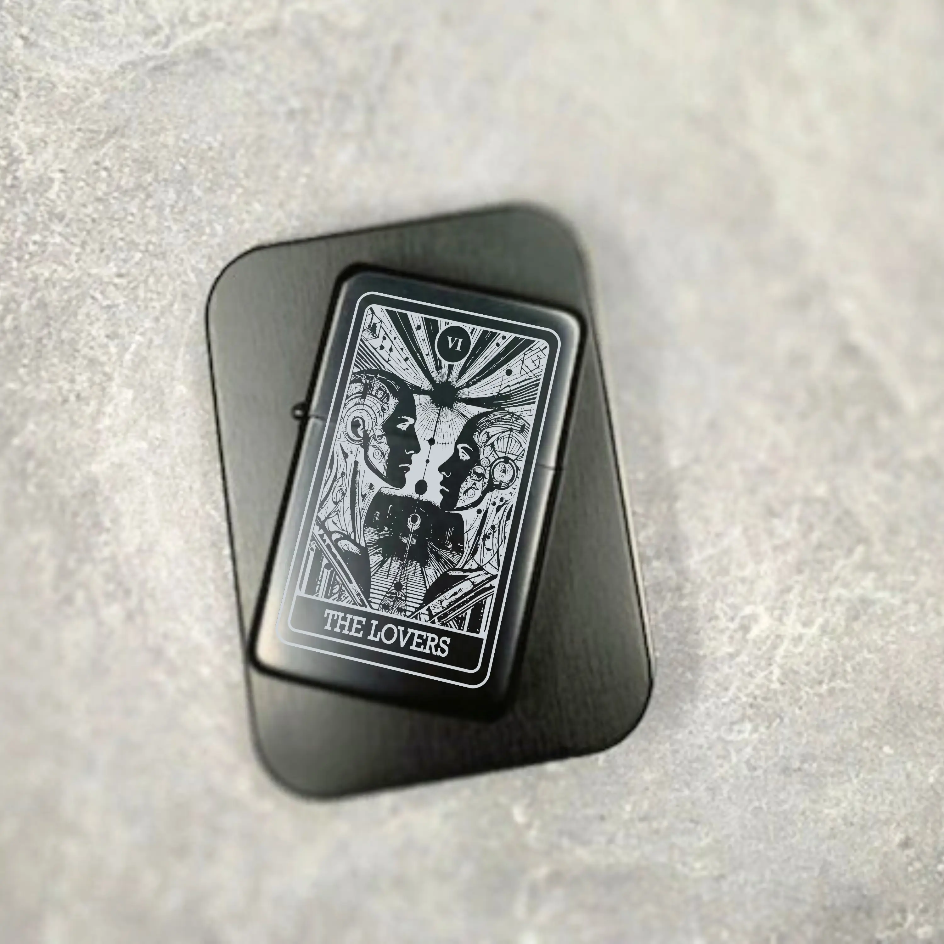 The lovers Tarot Card Lighter