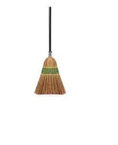Yocada Heavy-Duty Corn Broom Commercial Indoor Outdoor Broom 59.8 inch Tall for Courtyard Garage Lobby Mall Market Floor Home Office Leaves Stone Dust Rubbish